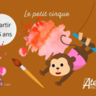 Le petit cirque - peinture et collage