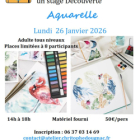 Découverte des techniques d'aquarelle