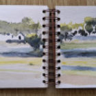 Stage dessin  et aquarelle extérieur pour adultes débutants +16 ans