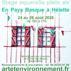 Stage aquarelle en pays basque, à hélette