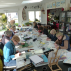 Stage we aquarelle et dessin en atelier : le geste