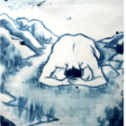 Un paysage en monotype