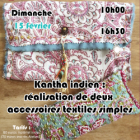 Stage upcycling et art du fil : kantha indien