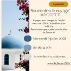 Souvenirs de grèce - drink and paint