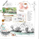 Stage carnet de voyage en ardèche