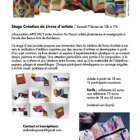 Le livre d'artiste - stage adulte et ado à partir de 15 ans