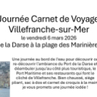 Journée croquis à villefranche-sur-mer de la darse à la plage des marinières