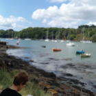 Croquis nomades au bord de l'eau entre le port d'auray et le port du bono