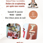 Scrapbooking : mini album photos de noël