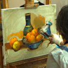 Cours de peinture atelier nuances des arts / caromb