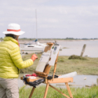 Stage de peinture sur le motif à noirmoutier