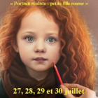 Portrait pastel réaliste