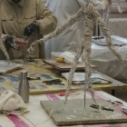 Sculpture plâtre direct - modèle vivant.