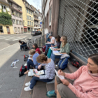 Stage aquarelle à strasbourg en extérieur débutant initié