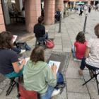 Stage aquarelle à strasbourg en extérieur débutant initié
