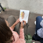 Stage aquarelle à strasbourg en extérieur débutant initié