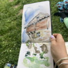 Stage aquarelle à la montagne 