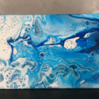 Pouring fluid art en haute-savoie - bons-en-chablais