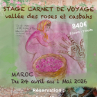 Stage carnet de voyage : la vallée des roses en randonnée itinérante