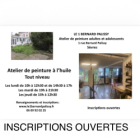 Atelier de peinture a l'huile