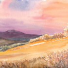 Sur la ligne d'horizon - peindre les paysages à l'aquarelle