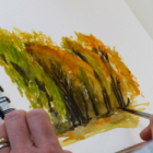Promenons-nous dans les bois - peindre les arbres à l'aquarelle