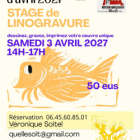 Stage linogravure monotype