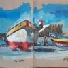Stage gouache Grand format d'après croquis