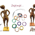 Sculpture en fils métalliques