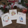 Cartes de Noel à l'aquarelle