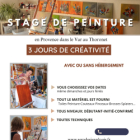 Stage de peinture en provence avec ou sans hébergement