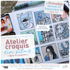 Atelier croquis in situ à grenoble - dessiner quai st laurent