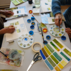 Peinture dans l'humide et effets de pigments