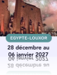 Égypte : louxor - assouan - abou simbel • stage de dessin. du 28 D&eacute;cembre 2026 au 06 Janvier 2027.  Louxor (EGYPTE).