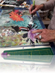 L'art du collage, en visio : techniques, matériel utilisé, conseils, exercices... Atelier-galerie Marie Bazin Saint martin en vercors (Drôme).
