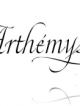 Cours d'initiation calligraphie latine. Atelier Arthémys Ecully (Rhône).