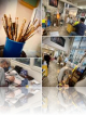 Forfait libre de 4 ou 10 cours de dessin et/ou peinture. Atelier Des Passerelles Saint quentin la poterie (Gard).
